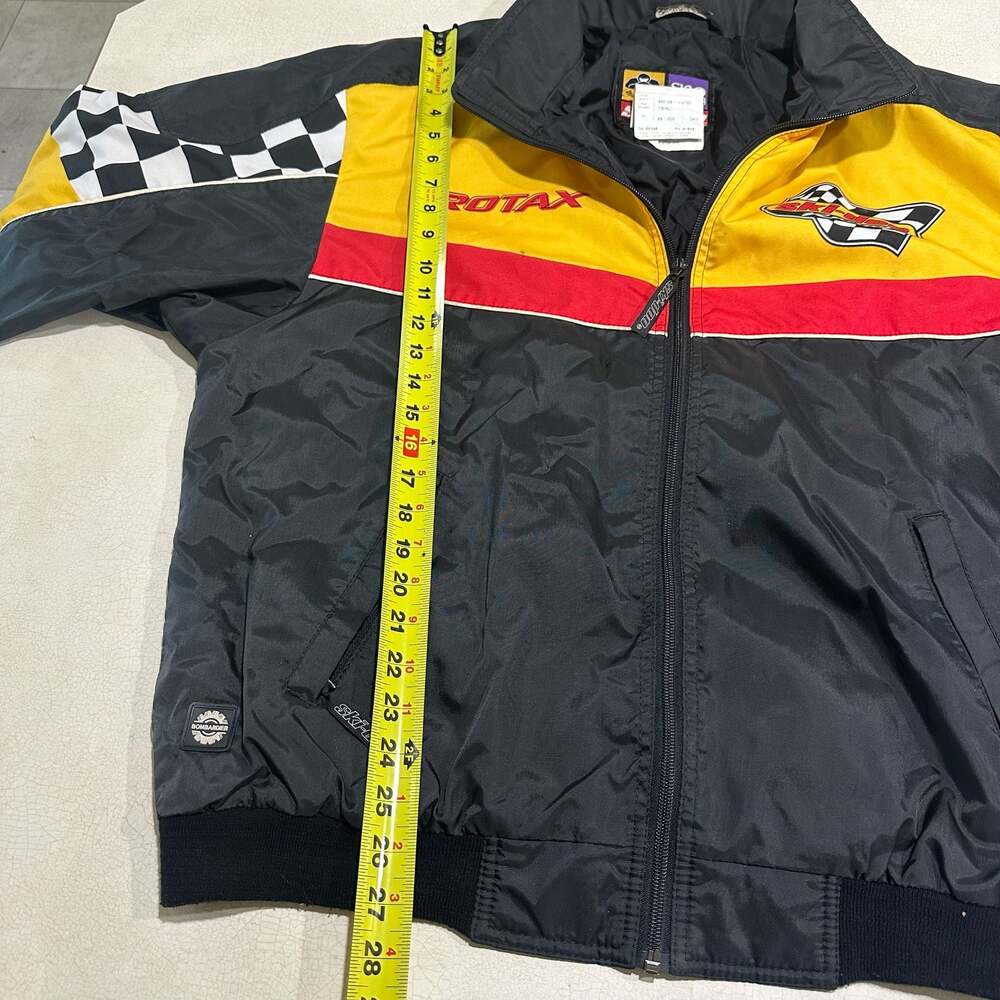 Vintage Ski-Doo Bombardier Summer Racing Jacket Adult TG/XL Checker SnoGear - Picture 12 of 13